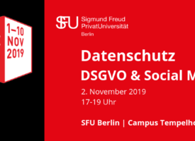 Berlin Science Week 2019 | Datenschutz: DSGVO und Social Media