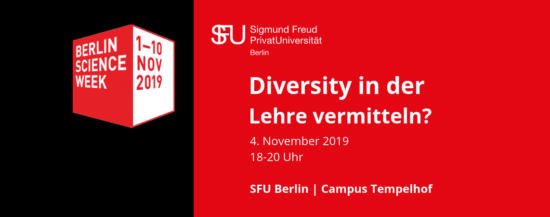 Berlin Science Week 2019 | Diversity in der Lehre vermitteln?