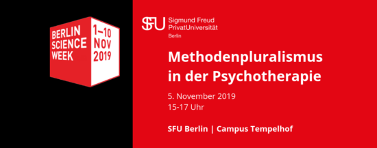 Berlin Science Week 2019 | Methodenpluralismus in der Psychotherapie